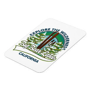 Big Bear Lake Californië ski logo Magneet