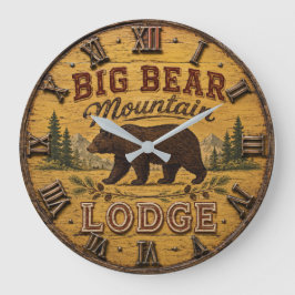 Big Bear Mountain Lodge Rustic Grote Klok