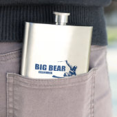 Big Bear Mountain Resort California Skier Flacon (Voorbeeld)