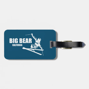 Big Bear Mountain Resort California Skiloper Bagagelabel