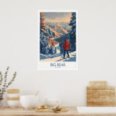 Big Bear Ski Print - Californië 1 (Keuken)