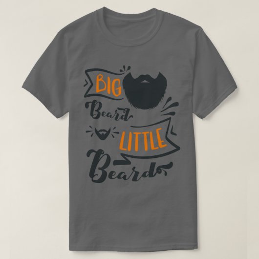 Big Beard Little Beard 2 T-shirt (Design voorkant)