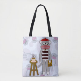 Big Beatnik Sockmonkey Tote Bag