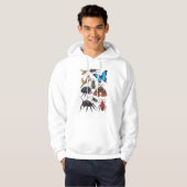 Big beautiful bugs insect art entomology science  hoodie (Voorkant volledig)