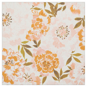 BIG BEAUTY Blush Chinoiserie Peony Floral Stof