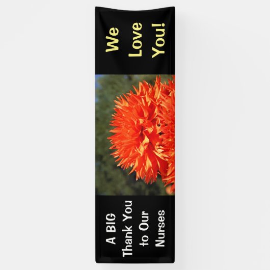 Big Bedankt dat jullie zuster Banners houden van j (Verticaal)