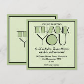 Big Bedankt voor de groene uitnodiging tot pension (Voorkant / Achterkant)