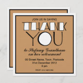 Big Bedankt voor de uitnodiging tot vervroeging (Voorkant / Achterkant)