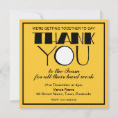 Big Bedankt voor de uitnodiging van het team van z (Voorkant)