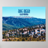 Big Beer California Mountains Poster (Voorkant)