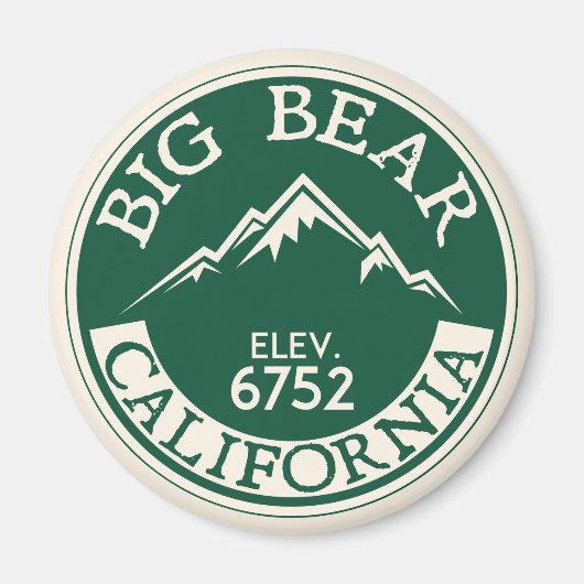 Big Beer California Ski Skiing Lake Magneet (Voorkant)