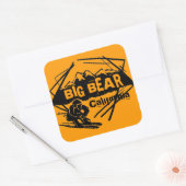 Big Beer Californië oranje ski-logo stickers (Envelop)