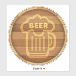 Big Beer Keg Sticker
