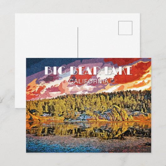 Big Beer Lake Briefkaart (Voorkant / Achterkant)