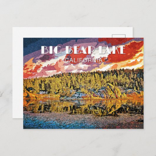 Big Beer Lake Briefkaart (Voorkant / Achterkant)