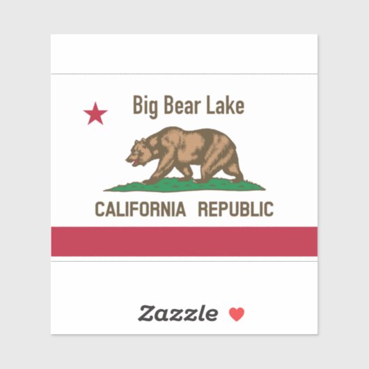 Big Beer Lake CA Sticker (Vel)