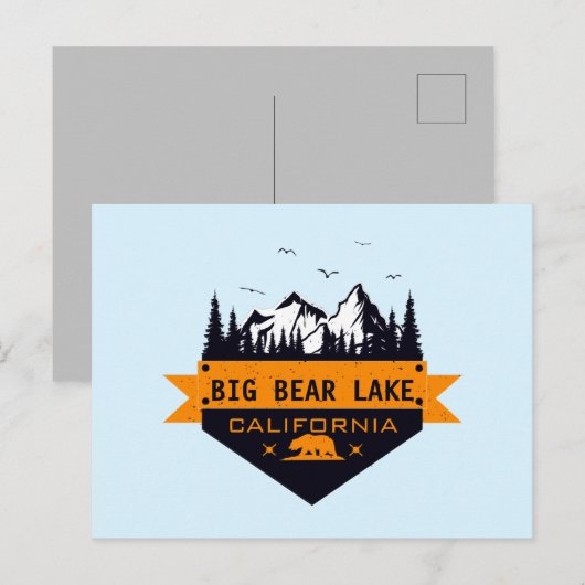 Big Beer Lake California - Aangepaste naam  Briefkaart (Voorkant / Achterkant)