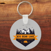 Big Beer Lake California - Aangepaste naam Sleutelhanger (Voorkant)