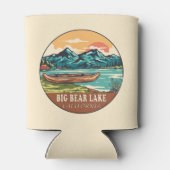Big Beer Lake California Boating Vist Emblem Blikjeskoeler (Achterkant)