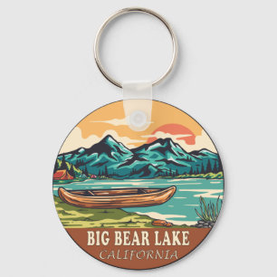 Big Beer Lake California Boating Vist Emblem Sleutelhanger