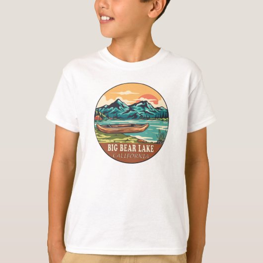 Big Beer Lake California Boating Vist Emblem T-shirt (Voorkant)