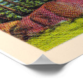 Big Beer Lake California CA Large Letter Briefkaar Poster (Hoek)