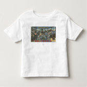 Big Beer Lake, California - Large Letter Scenes 2 Kinder Shirts (Voorkant)