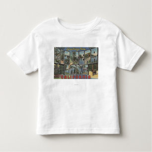 Big Beer Lake, California - Large Letter Scenes 2 Kinder Shirts