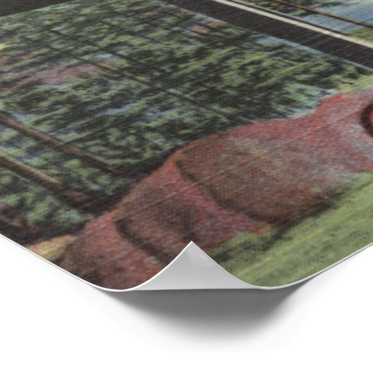 Big Beer Lake, California - Large Letter Scenes 2 Poster (Hoek)