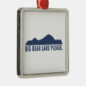 Big Beer Lake California Metalen Ornament (Rechts)