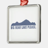 Big Beer Lake California Metalen Ornament (Links)