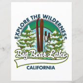 Big Beer Lake California ski logo (Achterkant)