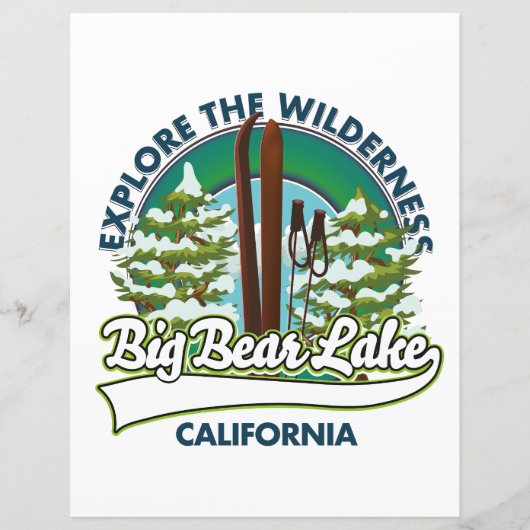 Big Beer Lake California ski logo (Voorkant)