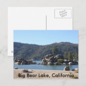 Big Beer Lake, Californië Briefkaart (Voorkant / Achterkant)