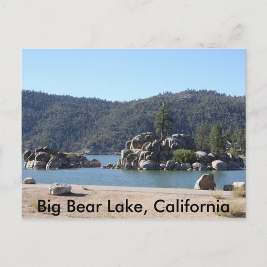 Big Beer Lake, Californië Briefkaart (Voorkant)