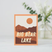 Big Beer Lake, Californië Mountains Briefkaart (Staand voorkant)