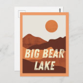 Big Beer Lake, Californië Mountains Briefkaart (Voorkant / Achterkant)