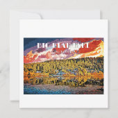 Big Beer Lake Feestdagenkaart (Voorkant)