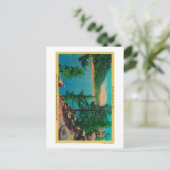 Big Beer Lake Uitzicht op Rim o's World Drive Briefkaart (Staand voorkant)