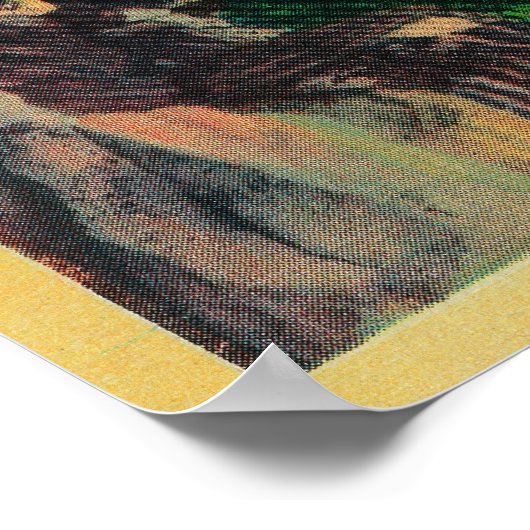 Big Beer Lake Uitzicht op Rim o's World Drive Poster (Hoek)