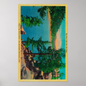 Big Beer Lake Uitzicht op Rim o's World Drive Poster (Voorkant)