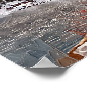 Big Beer Lake, Winter Snow Poster (Hoek)