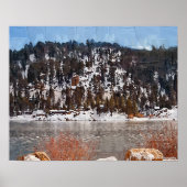Big Beer Lake, Winter Snow Poster (Voorkant)