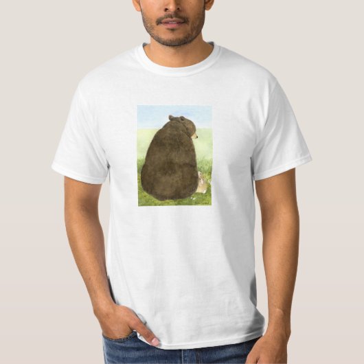 Big Beer Little Bunny T-Shirt (Voorkant)