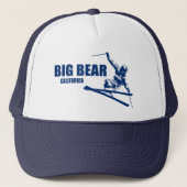 Big Beer Mountain Resort California Skier Trucker Pet (Voorkant)