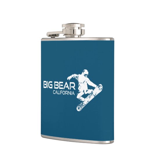 Big Beer Mountain Resort California Snowboarder Heupfles (Links)