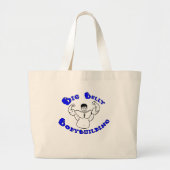 Big Belly Bodybuilding Grote Tote Bag (Voorkant)