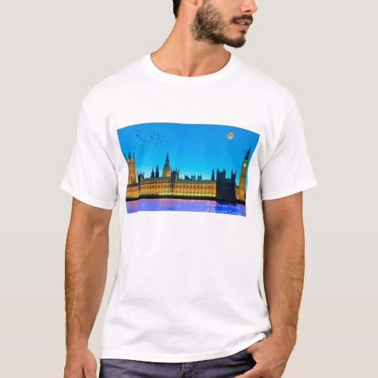 Big Ben afbeelding voor heren t-shirt (Voorkant)