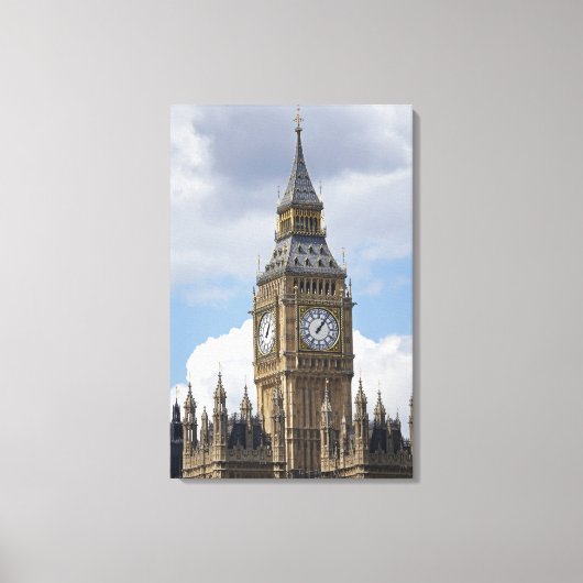 Big Ben and Houses of Parliament, Londen, Canvas Afdruk (Voorkant)