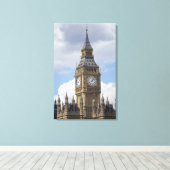 Big Ben and Houses of Parliament, Londen, Canvas Afdruk (Insitu (Houten vloer))